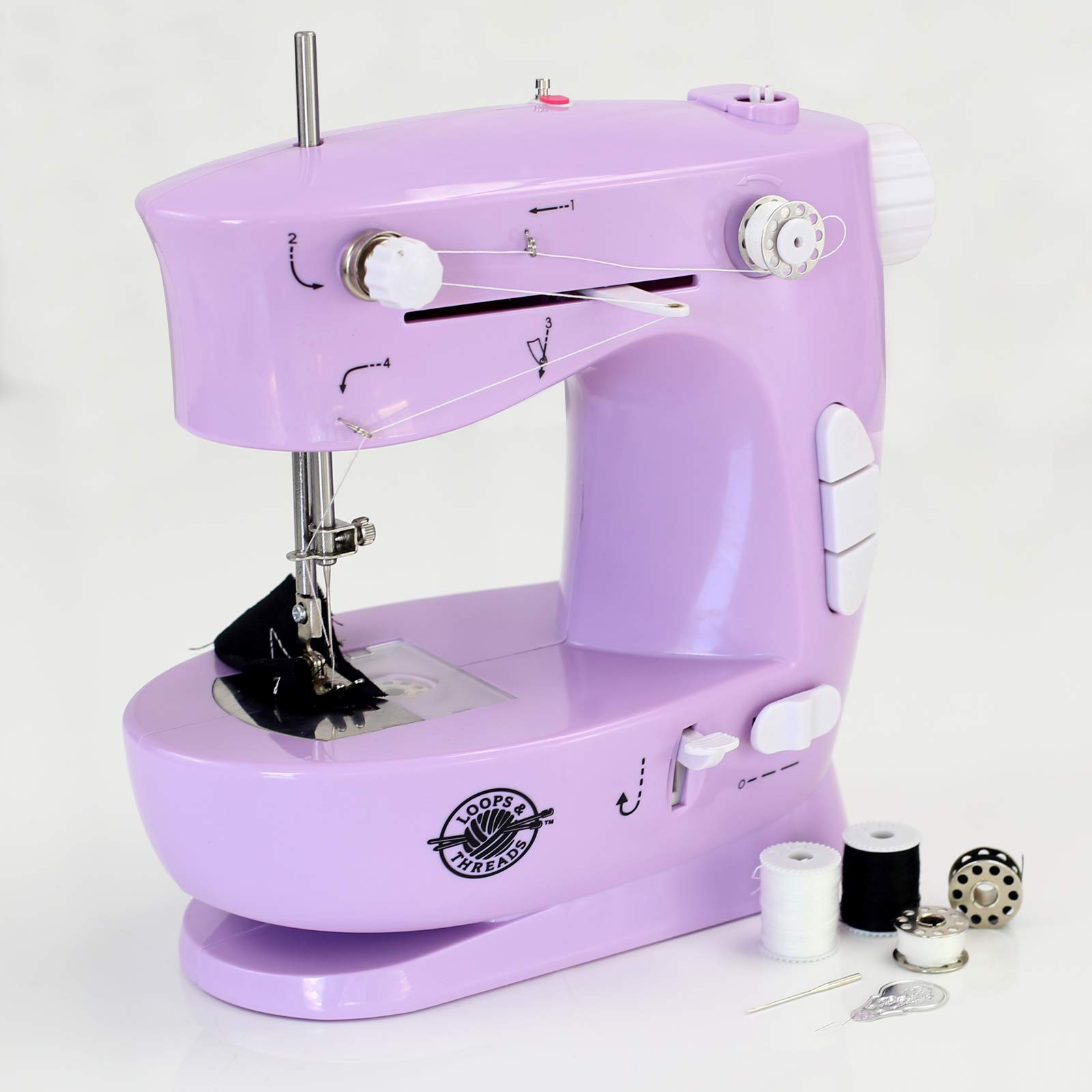 BUTTER MACHINE clone ハンドメイド オーダー受付 Purple Sewing Machine for Beginners by Loops & Thread, 10pc